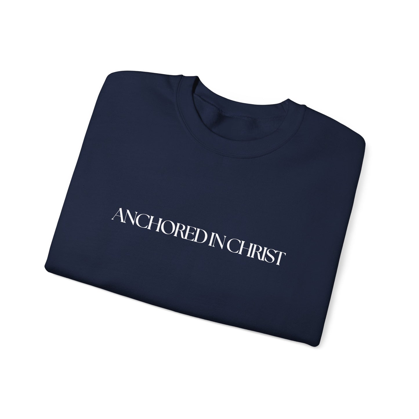 Anchored In Christ Unisex Crewneck Sweatshirt