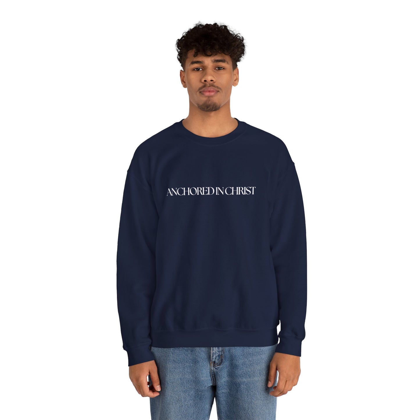 Anchored In Christ Unisex Crewneck Sweatshirt