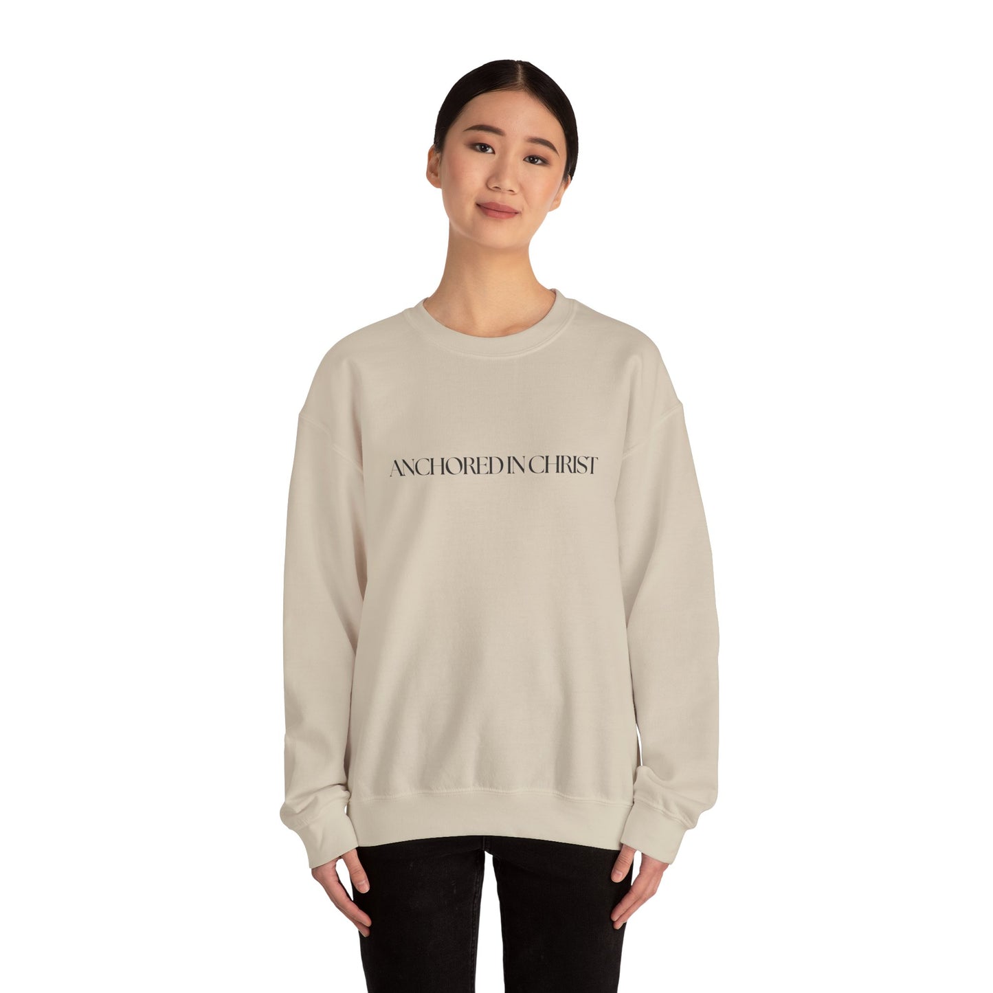 Anchored In Christ Unisex Crewneck Sweatshirt