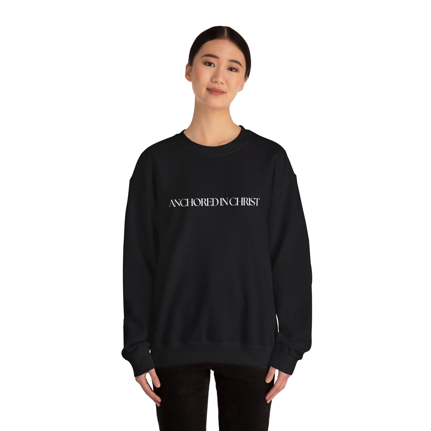 Anchored In Christ Unisex Crewneck Sweatshirt