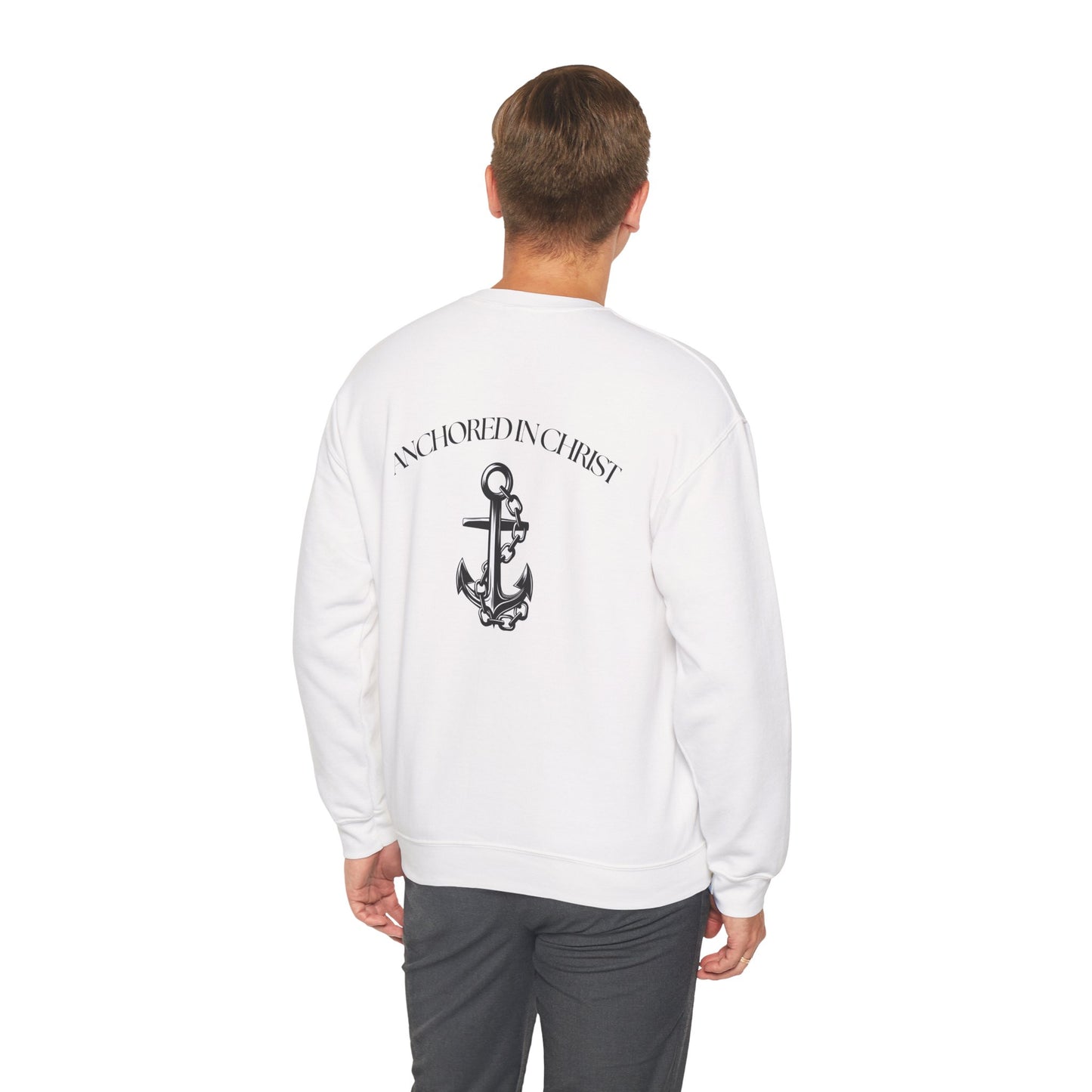 Anchored In Christ Unisex Crewneck Sweatshirt