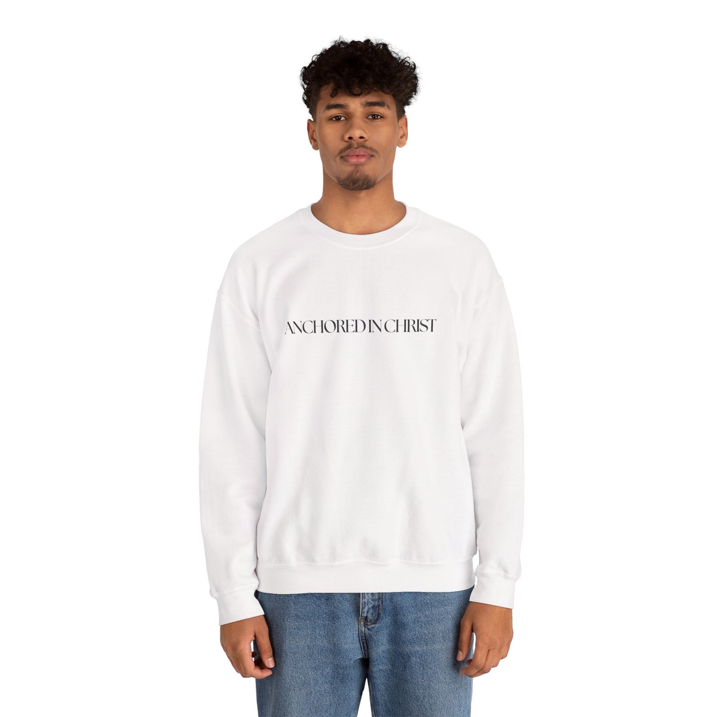 Anchored In Christ Unisex Crewneck Sweatshirt