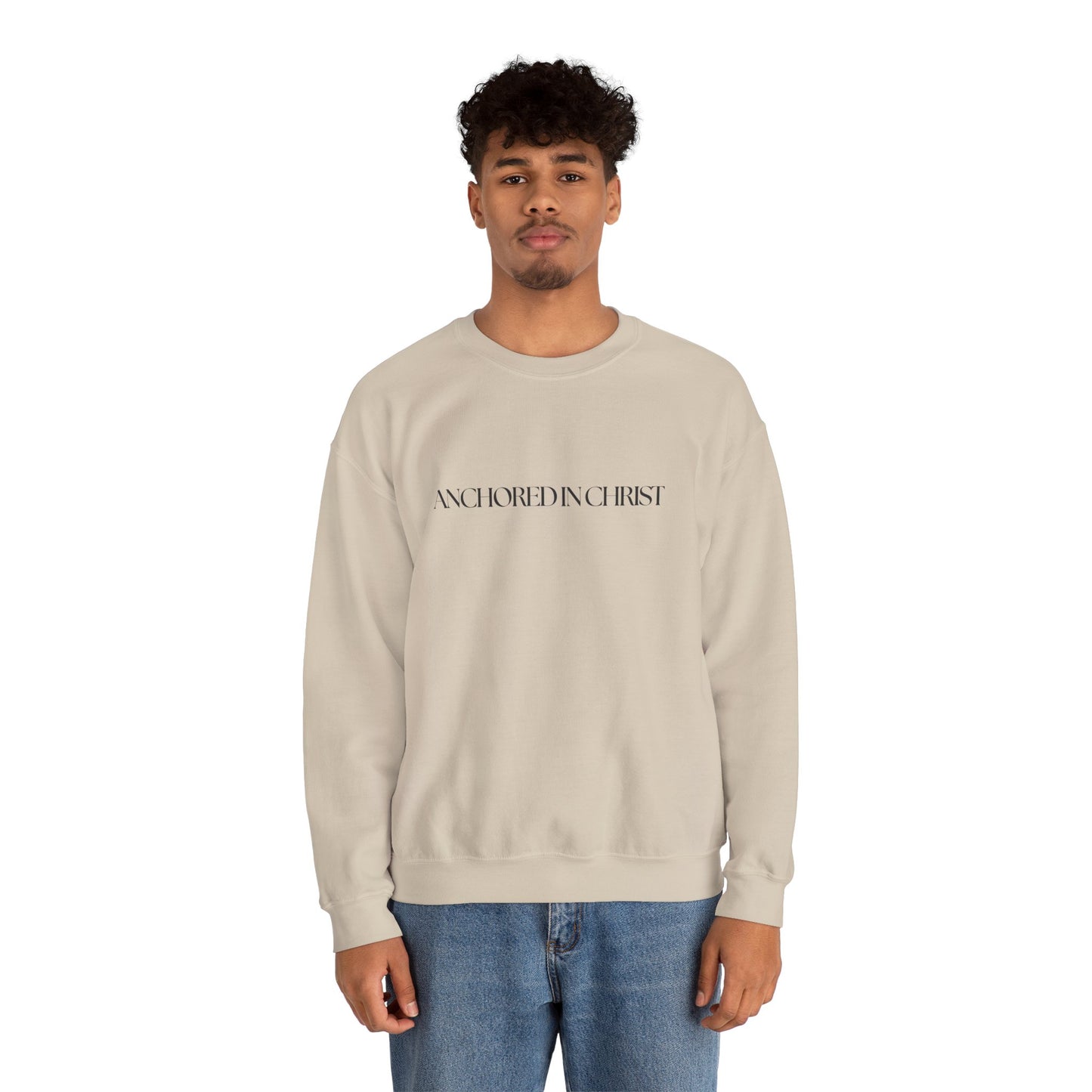 Anchored In Christ Unisex Crewneck Sweatshirt