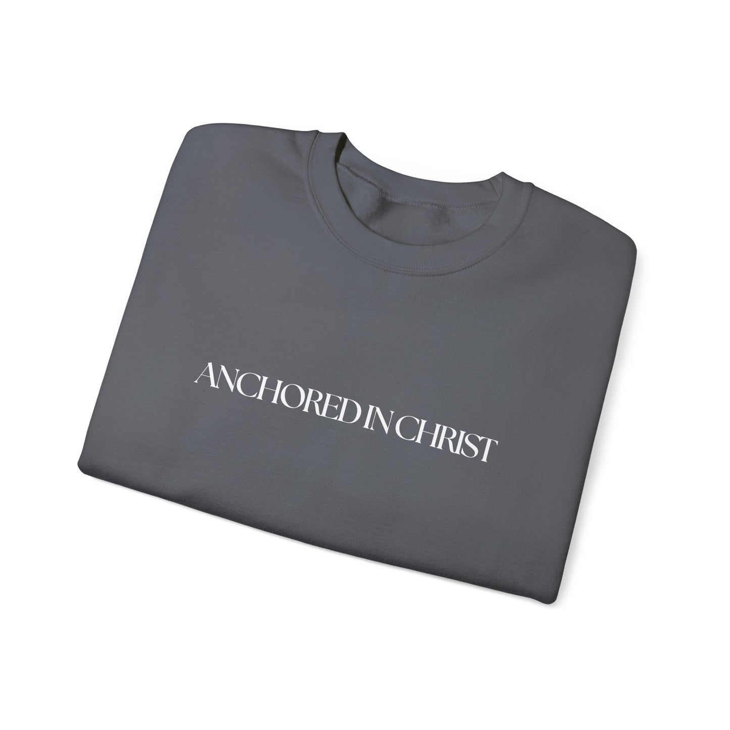 Anchored In Christ Unisex Crewneck Sweatshirt