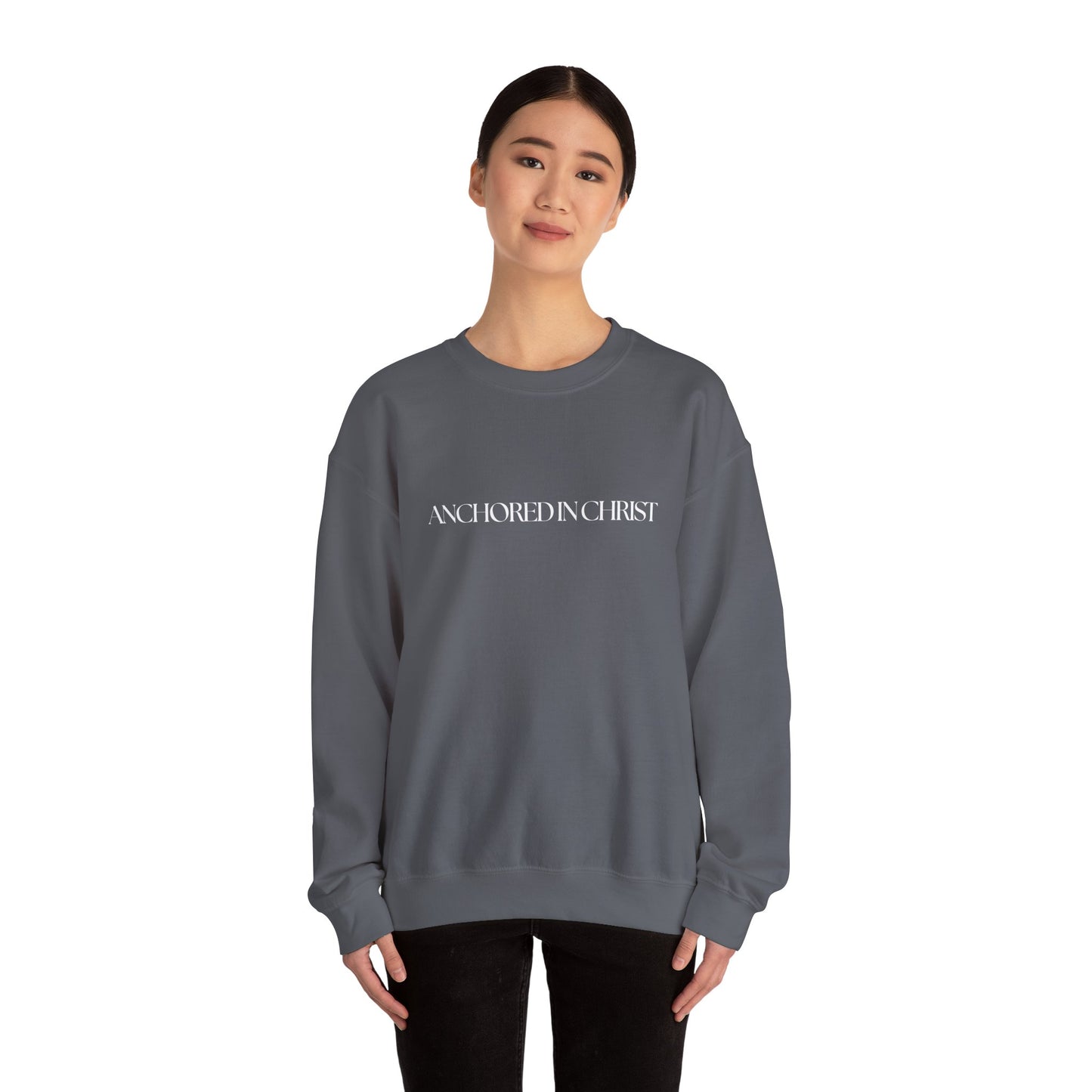 Anchored In Christ Unisex Crewneck Sweatshirt
