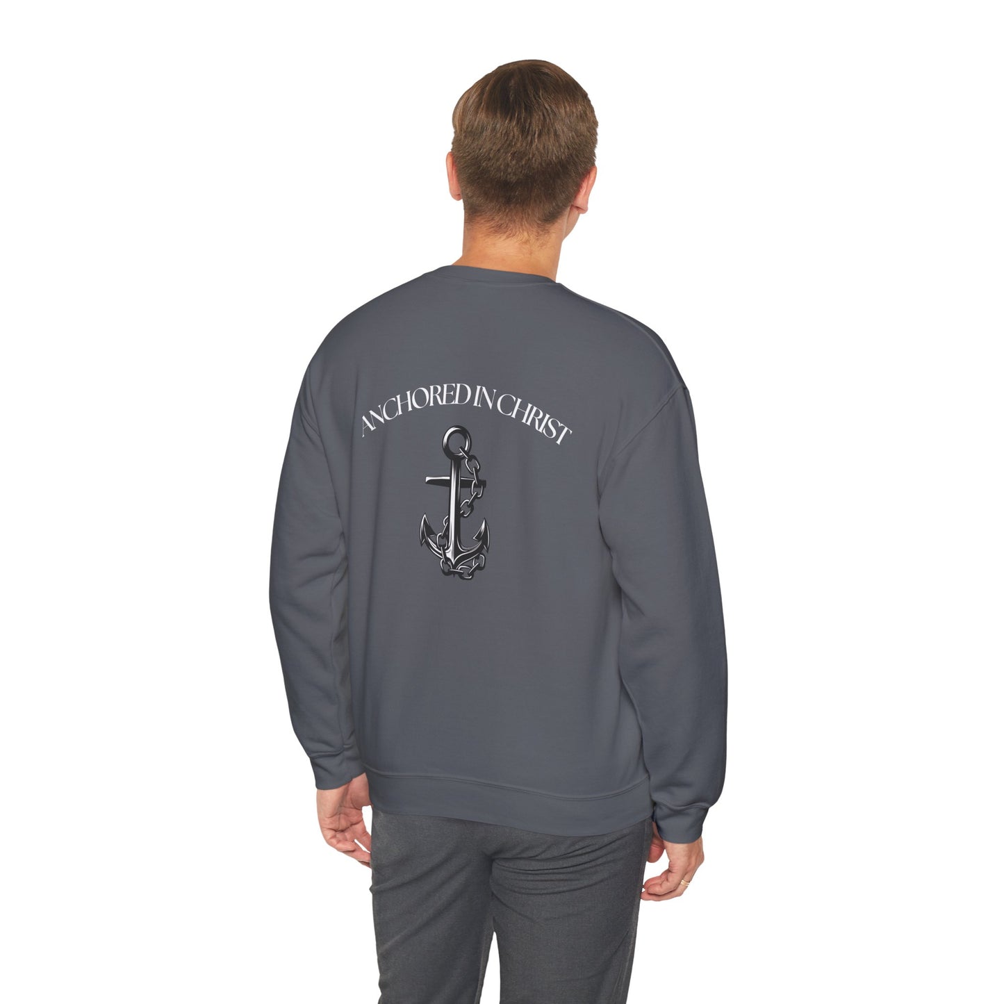 Anchored In Christ Unisex Crewneck Sweatshirt
