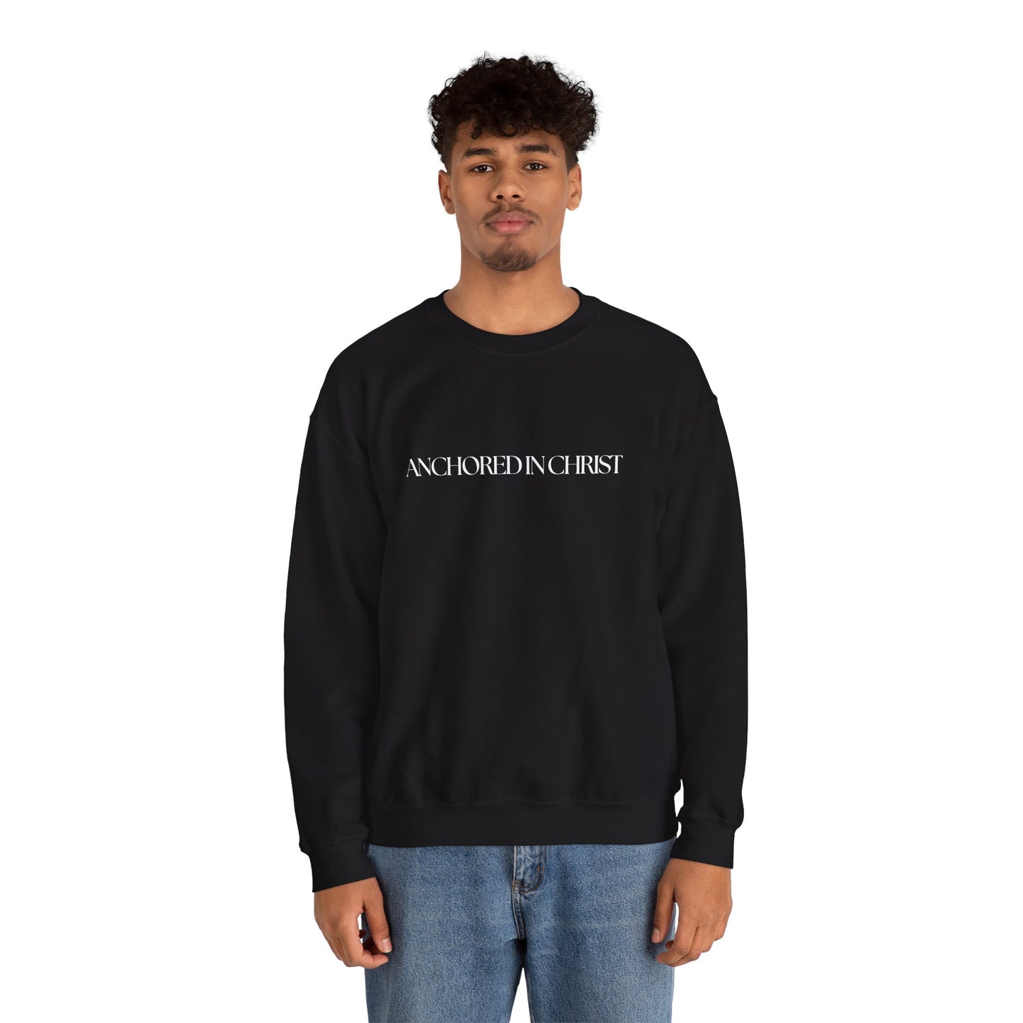 Anchored In Christ Unisex Crewneck Sweatshirt