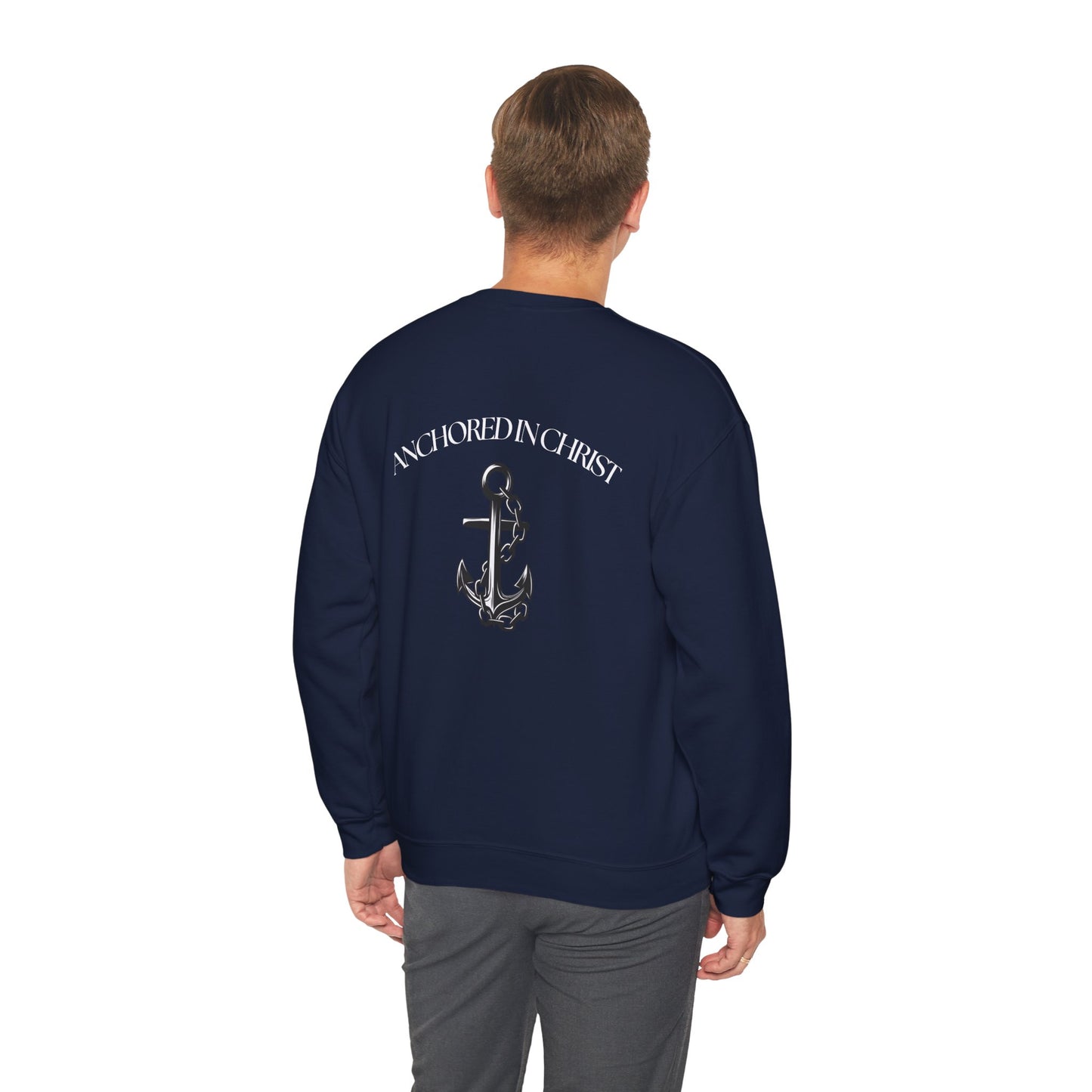 Anchored In Christ Unisex Crewneck Sweatshirt