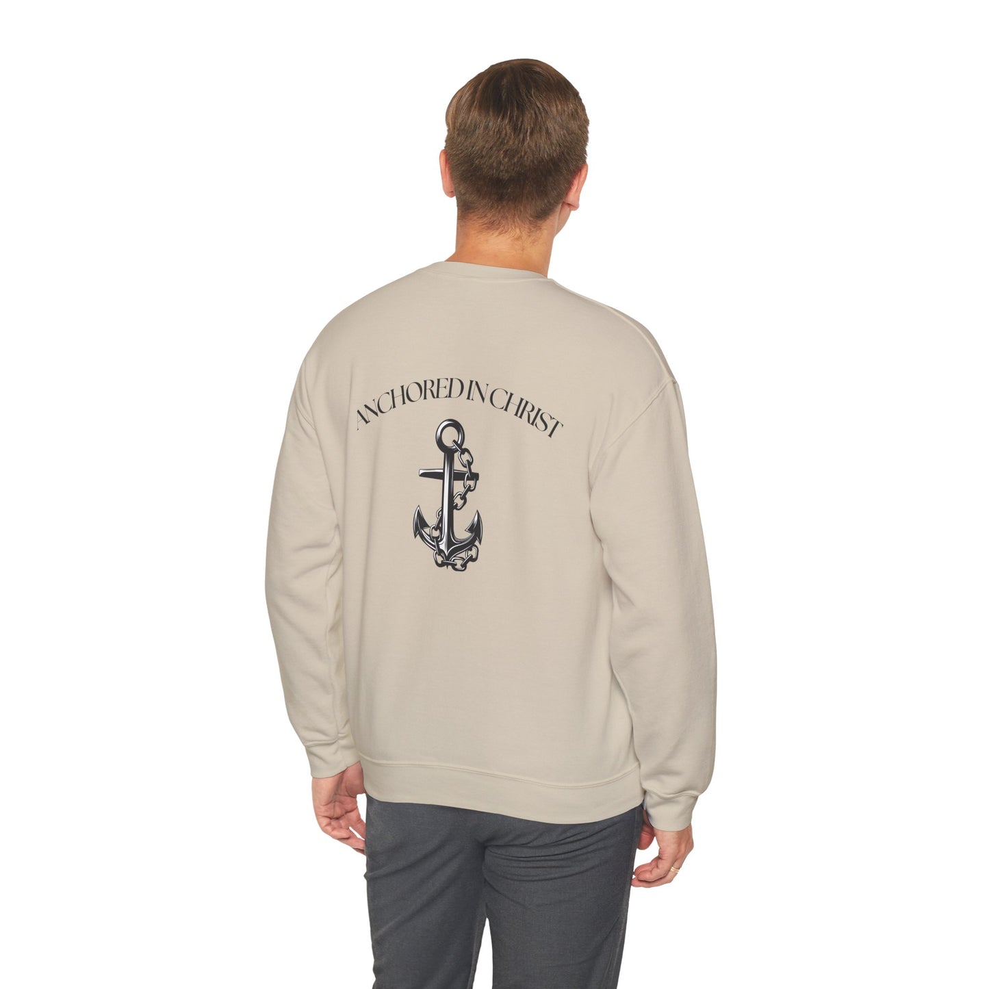 Anchored In Christ Unisex Crewneck Sweatshirt